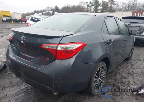 2016 Toyota Corolla S Plus из США, поврежденный, VIN 2T1BURHEXGC561694